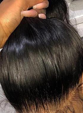 30 32 38inch 360 Full Lace Wig Human Hair Pre Plucked Bone S