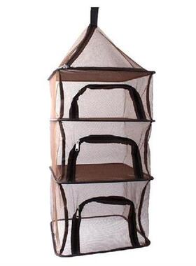 Camping Dry Net Layer Folding Hanging Mesh Dish Dryer Rack