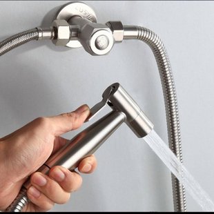 Stainless Faucet Sprayer Bathroo Steel Toilet Handheld Bidet