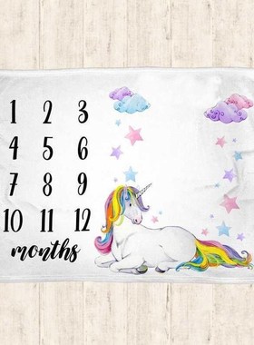 Milestone baby blankets blanket newborn photoraphy