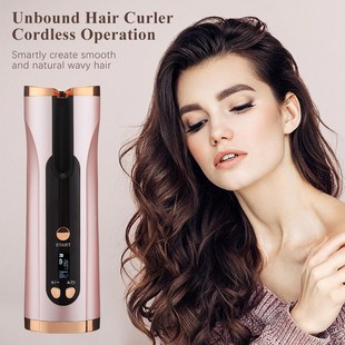 Automatic Hair Curler Auto Ceramic Wireless Curling Iron Hai