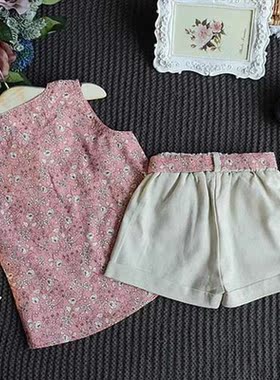 Girls Clothing Sets 2019 Summer Cotton Ve Two-piece Sve