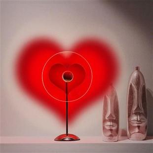 Light Shape Projector Shadows Beautiful Love Red Heart