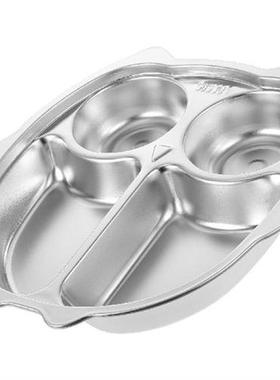 Plate Divided Tray Food Plates Snack Kids Luncheon Lunch