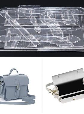 1Set Ms. Cambridge Shipping Bag Crossbody Bag ToteAcrylic