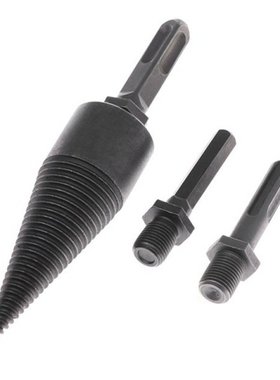 Firewood Drill Bit Chop Wood Splitting Cone Log Splitters Wo