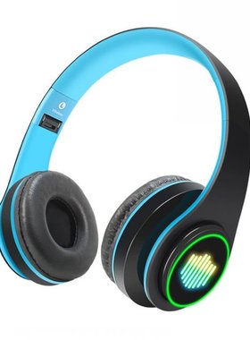 Headphone Gym Gaming Foldable Noise Canceling Sports LED Lig
