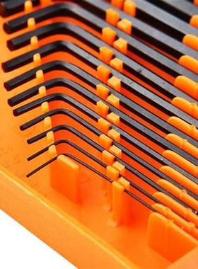 30Pcs Allen Key Hex Set Inch And Metric Size Black Oxidised