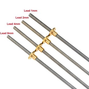 Printer THSL Screw Thread Rod Trapezoidal 300 CNC Lead