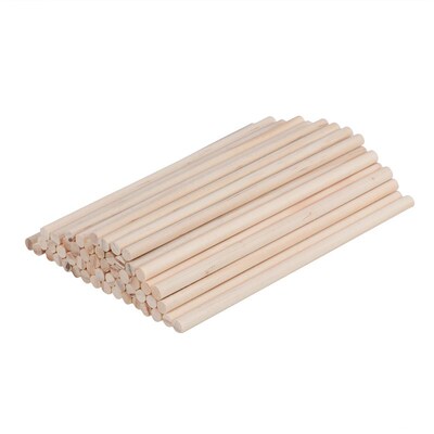 10pcs/Set 15cm Round Wooden Lollipop Ice cream s Cake Dowels