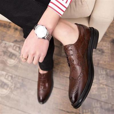 Brogue Shoes Designers Mens Shoe Casual Leather Footwear Fas