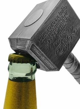 Silver Beer Bottle Openers Multifunction Hammer Of Thor Shap