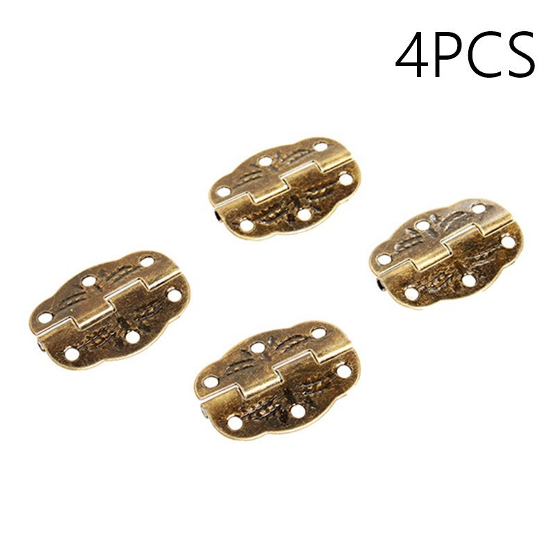 4pcs Jewelry Box Hinge Antique Hinge Packaging Accessories O