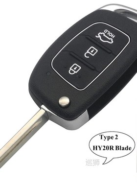 Remote Key Fob 3 Buttons 433Mhz ID46 Chip For Hyundai New IX