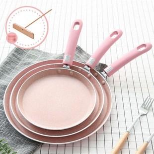 Large Crepe Pan 6/8/10 Inch Non-Stick Scratch-Resistant Forg