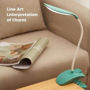 LED Clip-On Lamp USB Desk Bedside Table Reading Book Lamp LE