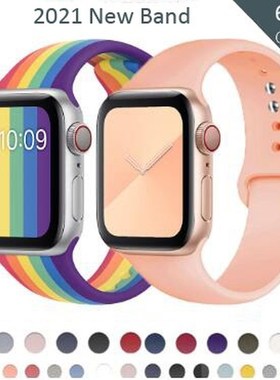 Rubber Sport band for Apple Watch Series 6 SE 5 4 3 40MM 42