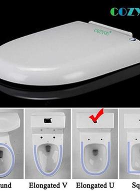 COZYOU PP Toilet seat U Shape D style soft Close Quick Rele