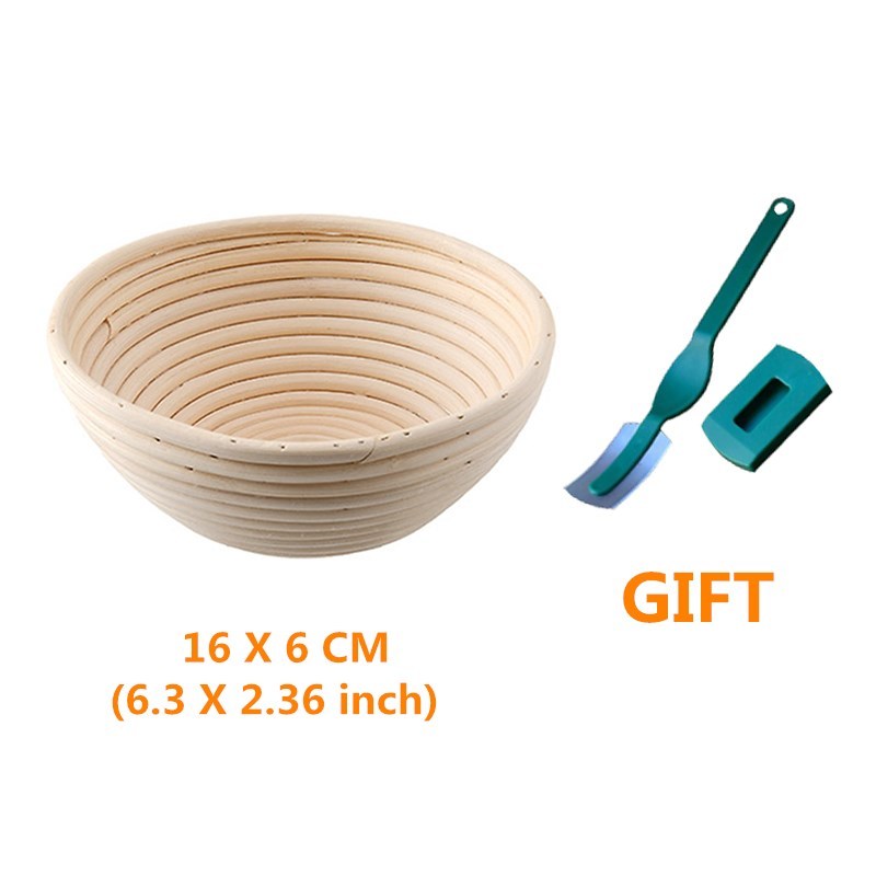Hot Bread Fertation Rattan Basket Proofing Country Bread Bag