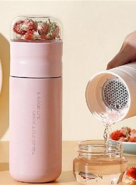 300ML Insulated Cup with Filter Stainless Steel Tea Bottle