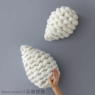 Filling yarn cloth strip coarse wool DIY blanket material o