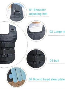 Adjustable Running Weight Lifting Vest 45kg Loading