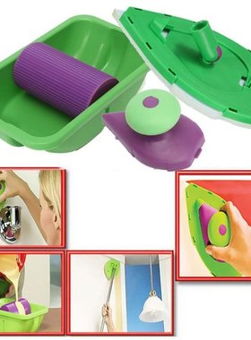 Home Wall Decorate Painting Roller Tray Brush Household Deco