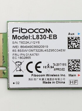 Fibocom L830-EB WWAN Card   Thinkpad X280 T480 T580 P52s L48