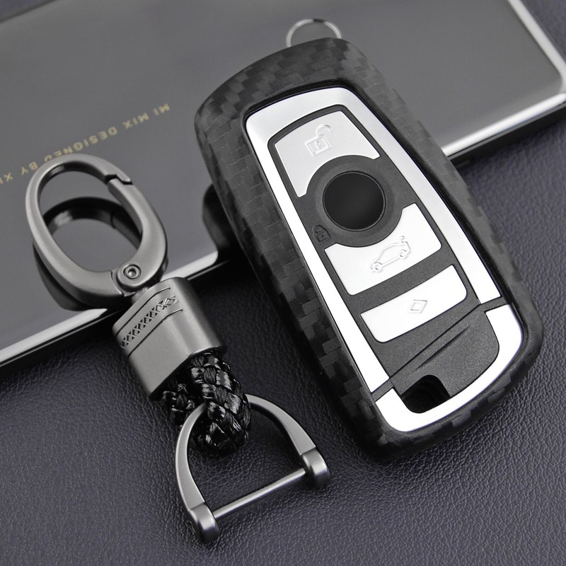 Carbon Fiber Key Fob Case Cover For BMW F20 F21 F22 F23 F30
