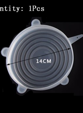 6pcs Fruit Food Saran Wrap Stretch Vacuum Silicon Cover Kitc