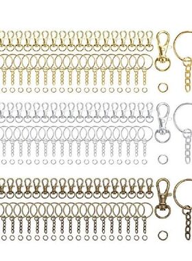 Swivel Clasps Keychain And Key Rings With Chain And Open