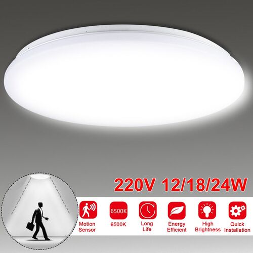 Motion Sensor LED Ceiling Lights Fixture 12/18/24W for Livin