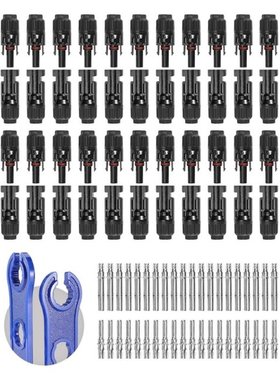 22 Pairs 1000V 30A Solar Connectors with Spanners IP67 Water