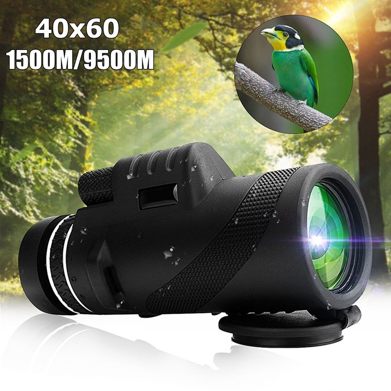 40X60 Day Night Vision Dual-Focus HD Optics Zoom Monocular