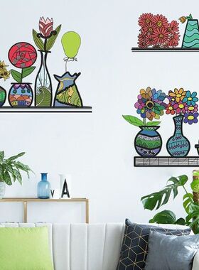 Vase Flower Pot Storage Rack Playing Bedroom Living Room