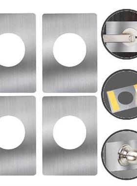 4 Pcs Door Knob Plates Door Striker Plates Door Deadbolt