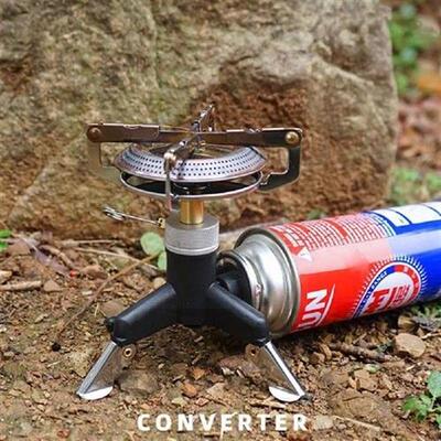 Outdoor triangle stove conventer furnace head converter