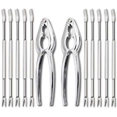 Seafood Tool Kit,Stainless Steel Crab Leg Cracker and Forks