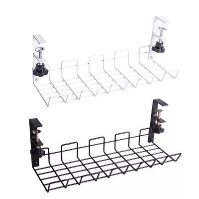 2022 New  Under Table Storage Rack Cable Management Tray