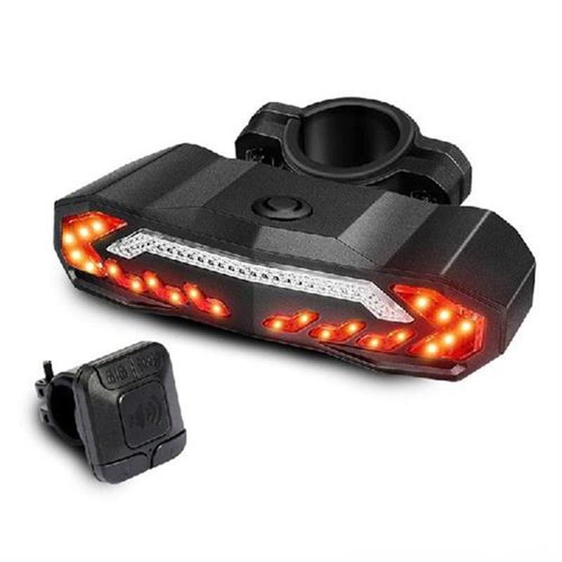 Smart Bicycle Alarm Taillight with Remote Control Vibration
