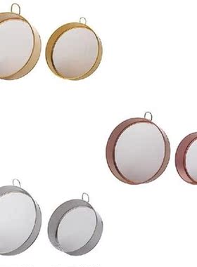 2Pc Round Kitchen Fine Mesh Flour Sifter Stainless Steel