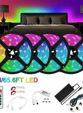 65ft 20M 4rls 5050 DC12V RGB 600LEDs LED strip with 12V 10