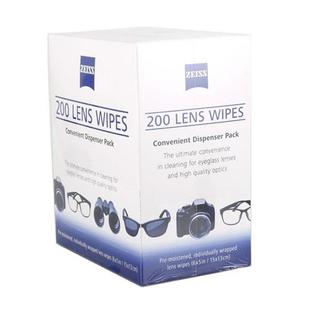 moistened Lens Glasses Zeiss Wipe Pre Cloths 200 Cleaning