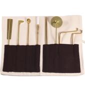 香道用品工具入门套装 七件套用具家用黄铜打香篆香炉灰押香铲香勺