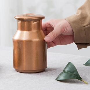 304茶叶罐 不锈钢密封小茶罐高档防潮小号空罐子装茶随身便携茶盒