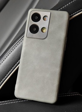 小众适用OPPO手机壳Reno9Pro+翻毛皮FindX6麋皮防摔reno8/7高档浅灰色冷淡风金属镜头植绒新款轻奢文艺男女潮