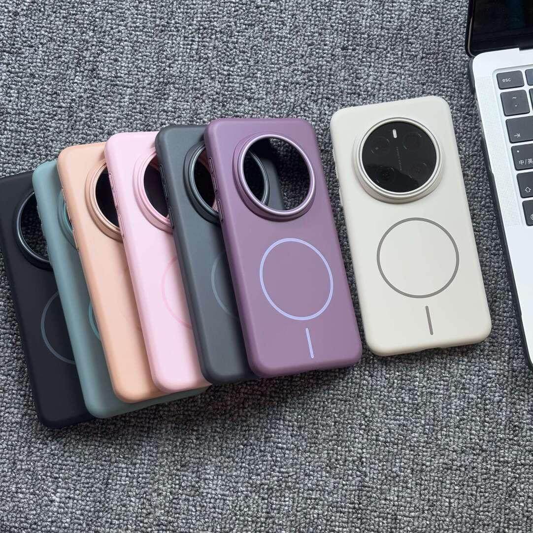 新款柔润PC细圈磁吸充电适用荣耀magic7pro手机壳魔术Magic8简约300肤感500全包硬壳400男女200大孔镜头6超薄