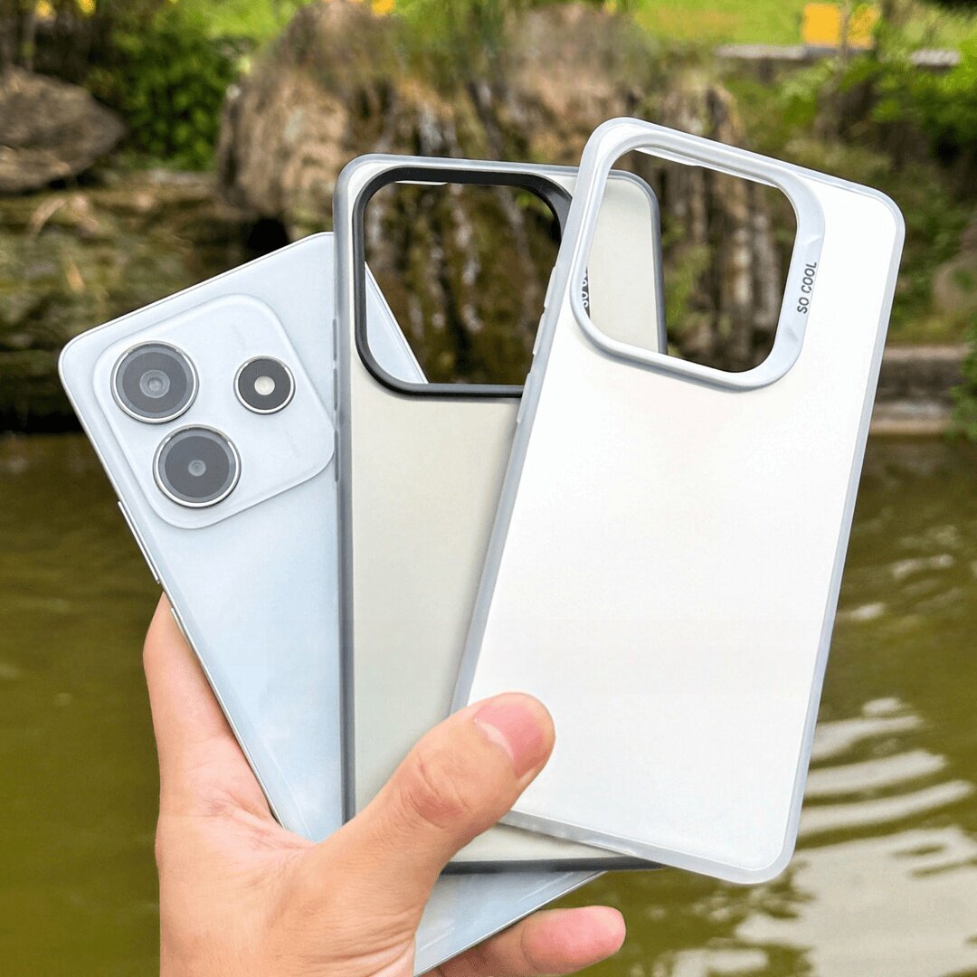 IMD双面覆膜适用红米Note14手机壳彩银黑灰色note14pro+潮流Note13/12撞色大孔镜头框11EPro全包10亚克力防摔