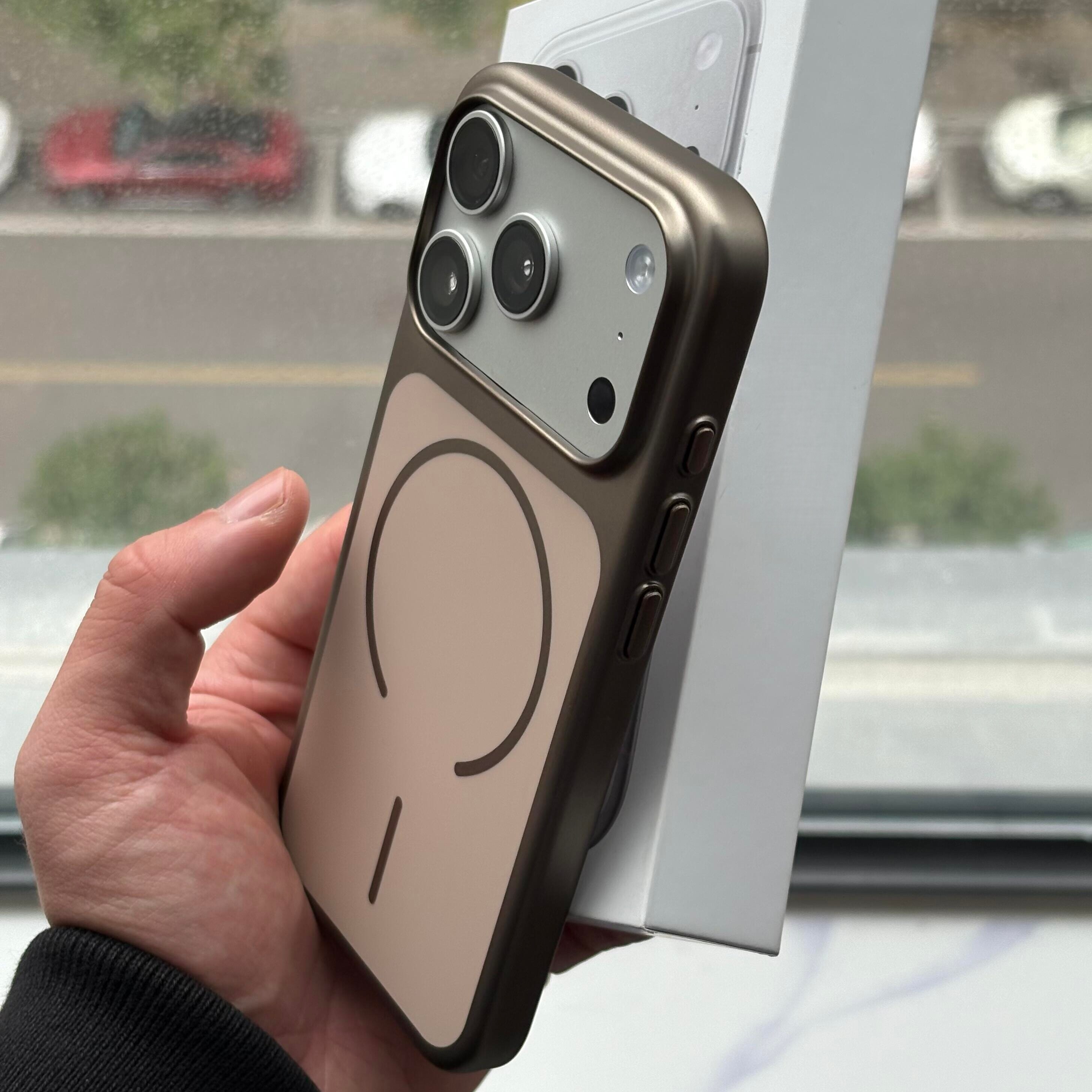 准分子柔润磁吸适用iPhone17promax手机壳Air钛金灰色iPhone16Pro超薄15PM高级感14pro全包11硬壳13男女款12