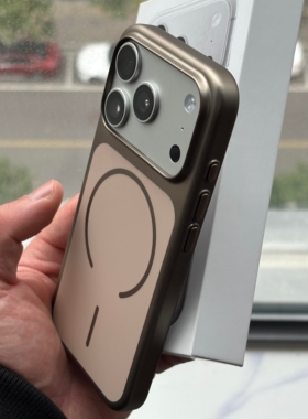 准分子柔润磁吸适用iPhone17promax手机壳Air钛金灰色iPhone16Pro超薄15PM高级感14pro全包11硬壳13男女款12